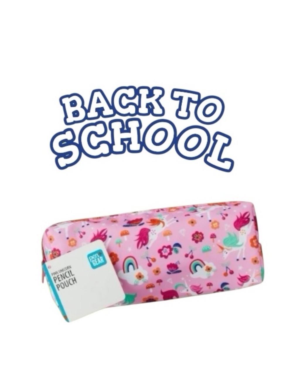 Rainbow Unicorn Pencil Pouch